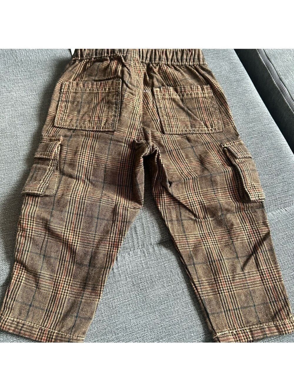 Old Navy Baby Boy Corduroy Pants Plaid Pants Set 18-24 Months - Picture 5 of 8